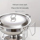 📢📢 51% KORTING!!! ⏰ Roestvrijstalen Chafing Dish Buffetset – Gelijkmatige Warmte & Duurzaam | Perfect voor Feestdagen & Feesten ✨