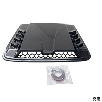 2026 New Black Universal Large Hood Vents - Car Engine Hood Air Vent Scoop for Chevy Silverado, Colorado, Ford F-150/F-250/F-350, Dodge Ram 1500/2500/3500 (Automotive Exterior Decoration Accessory)