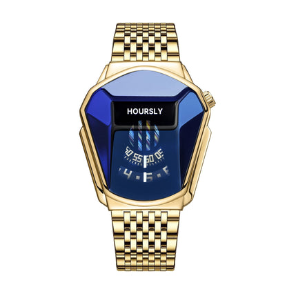 ⌚ TIJDELIJK 50% KORTING! ✨ Heren Tech Fashion Kwartshorloge – Roestvrij Staal, 43mm, Sportieve Stijl 🏁
