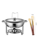 📢📢 51% KORTING!!! ⏰ Roestvrijstalen Chafing Dish Buffetset – Gelijkmatige Warmte & Duurzaam | Perfect voor Feestdagen & Feesten ✨