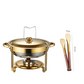 📢📢 51% KORTING!!! ⏰ Roestvrijstalen Chafing Dish Buffetset – Gelijkmatige Warmte & Duurzaam | Perfect voor Feestdagen & Feesten ✨