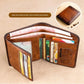 💼 FLASH 50% OFF SALE! Minimalist RFID Blocking Leather Wallet for Men – Slim Genuine Cowhide Wallet for Everyday Carry