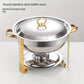 📢📢 51% KORTING!!! ⏰ Roestvrijstalen Chafing Dish Buffetset – Gelijkmatige Warmte & Duurzaam | Perfect voor Feestdagen & Feesten ✨