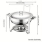 📢📢 51% KORTING!!! ⏰ Roestvrijstalen Chafing Dish Buffetset – Gelijkmatige Warmte & Duurzaam | Perfect voor Feestdagen & Feesten ✨