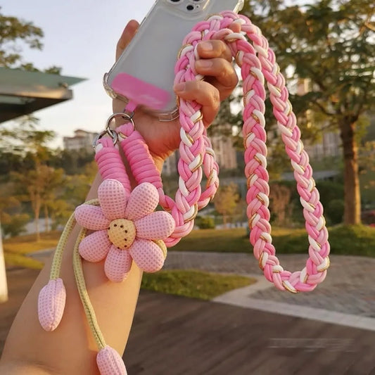 🔥Last Day Special Price:Get 3 for only $29.99🌞Cute Floral Phone Crossbody Lanyard – Hands-Free & Stylish!