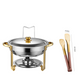 📢📢 51% KORTING!!! ⏰ Roestvrijstalen Chafing Dish Buffetset – Gelijkmatige Warmte & Duurzaam | Perfect voor Feestdagen & Feesten ✨