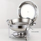 📢📢 51% KORTING!!! ⏰ Roestvrijstalen Chafing Dish Buffetset – Gelijkmatige Warmte & Duurzaam | Perfect voor Feestdagen & Feesten ✨