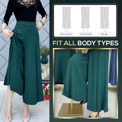 🔥Exclusive 2026 Luxury Sale✨ The Perfect Fit: Flowy & Flattering Pleated Wide Leg Pants