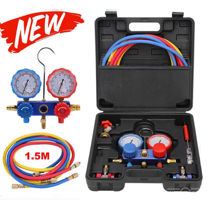 🏆❄️❄️🧰 Set Manometri 3 Vie R134/R22/R410 per Climatizzatori