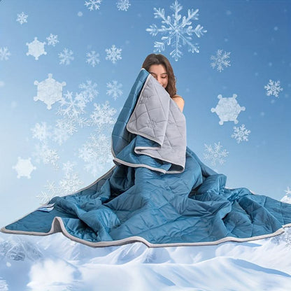 ❄️Ademend bedrukt, wasbaar zomerkoelend dekbed
