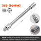 🔩 50% DI SCONTO ⚙️ Prolunga flessibile con cricchetto – Cromo-vanadio, 3 misure – Raggiunge gli angoli più stretti, chiusura a sfera – ideale per la riparazione di auto o il fai da te 🛠️