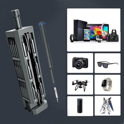 🔧📱 44-in-1 Precisie Schroevendraaier Set voor Telefoon & Bril – 50% KORTING! Magnetisch, S2-staal, perfect voor elektronicareparaties thuis 🕶️⌚