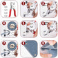 🧵50% DI SCONTO! 🔘 Kit fai da te per l'applicazione di bottoni – Set completo di attrezzi, facile da usare e per rinforzare i tuoi capi ✂️