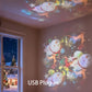 🥳 2026 IN DE AANBIEDING – 50% KORTING! 💥🎉 Dynamische roterende LED-projectielamp – automatisch roterend dynamisch effect, helder & zacht licht, breed toepasbaar voor feestjes en huisdecoratie ✨