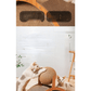 🐱 50% OFF NOW! 💖 Natural Sisal Cat Scratching Ball With Cardboard Pad – Satisfies Scratching, Durable Sisal & Protects Furniture 🧶