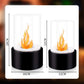 🔥 NU 50% KORTING! 🏠 Glas & Metaal Tafelopen Haard – Draagbaar, Rookvrij voor Binnen & Buiten | Ethanolbrander | Sfeervol Decoratief Accent ✨