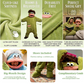 🐟 Elegantie heeft geen woorden nodig – Knusse Koraalvlies Pyjama met Figuren 🧸 | Onesie | S-2XL