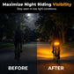 🚴 50% DI SCONTO ORA! 🔦 Luce di segnalazione wireless per biciclette – ricaricabile, impermeabile e perfetta per la sicurezza notturna 💡