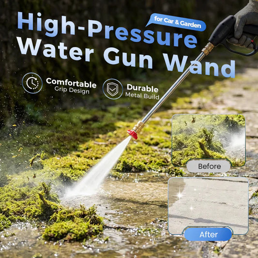 🚿 Hogedruk Waterpistool voor Auto & Tuin | Krachtige Straal, Supersnel Schoon