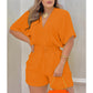 👒 TIJDELIJK 50% KORTING! ✨ Zomerse Casual Romper Shorts – Gerimpelde Taille, Lichtgewicht, Veelzijdig ✨