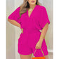 👒 TIJDELIJK 50% KORTING! ✨ Zomerse Casual Romper Shorts – Gerimpelde Taille, Lichtgewicht, Veelzijdig ✨