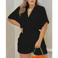 👒 TIJDELIJK 50% KORTING! ✨ Zomerse Casual Romper Shorts – Gerimpelde Taille, Lichtgewicht, Veelzijdig ✨