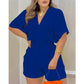 👒 TIJDELIJK 50% KORTING! ✨ Zomerse Casual Romper Shorts – Gerimpelde Taille, Lichtgewicht, Veelzijdig ✨