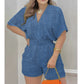 👒 TIJDELIJK 50% KORTING! ✨ Zomerse Casual Romper Shorts – Gerimpelde Taille, Lichtgewicht, Veelzijdig ✨