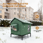 🐈 57% KORTING – Verhoogd Kattenhuis voor Buiten | Waterdicht, Geïsoleerd & Beschermd tegen Weer en Wind 🌧️✨