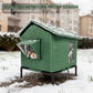 🐈 57% KORTING – Verhoogd Kattenhuis voor Buiten | Waterdicht, Geïsoleerd & Beschermd tegen Weer en Wind 🌧️✨