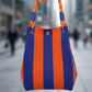 👜 TIJDELIJK 50% KORTING! ✨ Gestreepte gebreide emmertas – Handgeweven, touwhengsels, ruim ✨