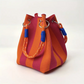 👜 TIJDELIJK 50% KORTING! ✨ Gestreepte gebreide emmertas – Handgeweven, touwhengsels, ruim ✨