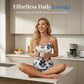 Comfortabele pyjamaset voor dames met vlinderprint