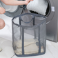 Opvouwbare wasmand met groot volume en netstof