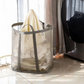 Opvouwbare wasmand met groot volume en netstof