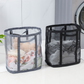 Opvouwbare wasmand met groot volume en netstof
