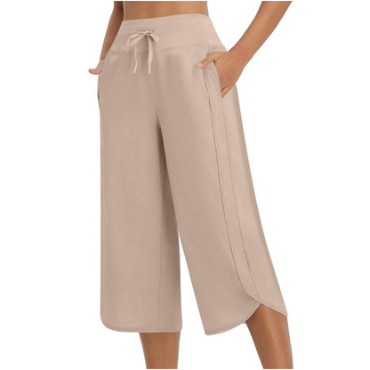 👖 ✨50% KORTING!✨ Dames Casual Wijde Capribroek – Comfortabel, Casual & Veelzijdig! ✨