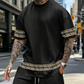🌞 Zomernieuwtjes – Nu tot 50% korting! 💰 Heren Hip-Hop Vrijetijdsset – Bedrukt, Luchtig & Casual