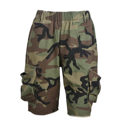 🩳 50% KORTING! 🔥 Dames Camouflage Cargo-Shorts met Zakken – Casual, Praktisch & Perfect voor Buiten, Reizen of Dagelijks Gebruik – Stevig en Stijlvol 🌿