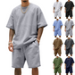 Heren Casual Tweedelig T-shirt en Shorts Set
