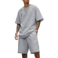 Heren Casual Tweedelig T-shirt en Shorts Set