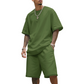 Heren Casual Tweedelig T-shirt en Shorts Set