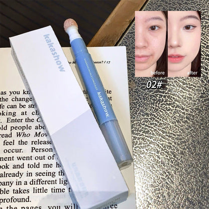 Mousse Concealer Pen met Sponsapplicator | Langdurige Matte Dekking | Vacuüm Design tegen Oxidatie