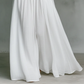👗 BEPERKTE AANBIEDING 50% KORTING! ✨ Elegante Witte Geplooide Maxi Jurk met Hoge Hals – Franse Stijl & Getailleerd Silhouet 🌸