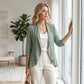 🧥 NU 50% KORTING! ✨ Lichte Oogjespatroon Cardigan – Ademend, open & ideaal voor warme zomeravonden – Perfect over een strandjurk of top 🌊