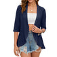 🧥 NU 50% KORTING! ✨ Lichte Oogjespatroon Cardigan – Ademend, open & ideaal voor warme zomeravonden – Perfect over een strandjurk of top 🌊