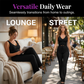 👚 NU 50% KORTING! 👖 Dames V-hals Trekkoord Vest & Flared Broek Set – Verstelbare pasvorm, ademend materiaal & perfect voor zomers loungen of casual chic 🌸