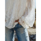 🌸 40% KORTING! ✨ Dames Boho Off-Shoulder Kanten Top