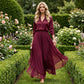 Dames Asymmetrische Chiffon Wijdbeense Broek