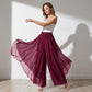 Dames Asymmetrische Chiffon Wijdbeense Broek